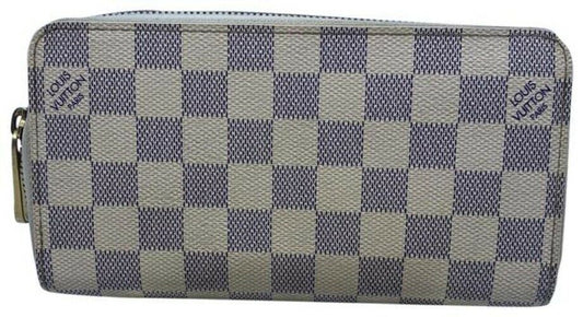 Louis Vuitton White Damier Azur Organizer Ca1089 Wallet