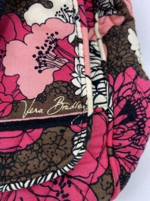 vera bradley messenger redpink fabric cross body bag