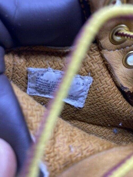 Timberland Tan Boys Leather Lace Up Great Condition Bootsbooties Size Us