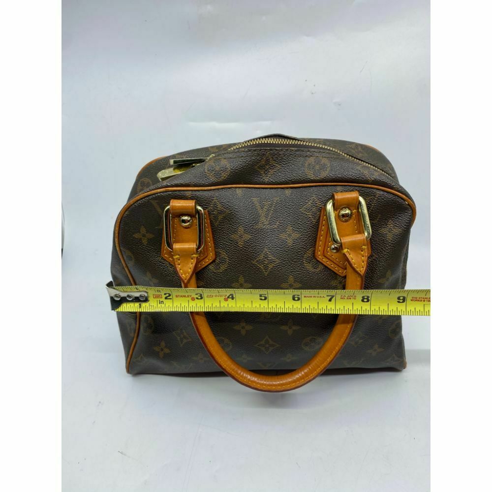 Louis Vuitton Manhattan PM Brown Tote Handbag