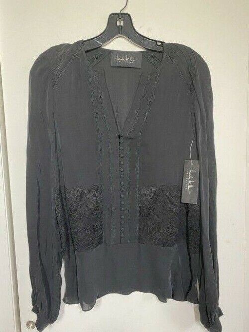 nicole miller gray new ls msrp