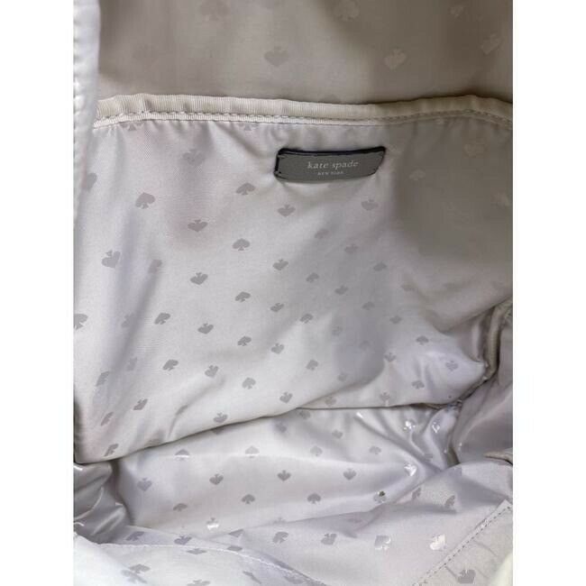 kate spade gray nylon backpack