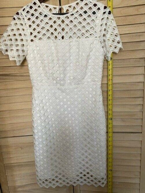 milly white new msrp short formal dress
