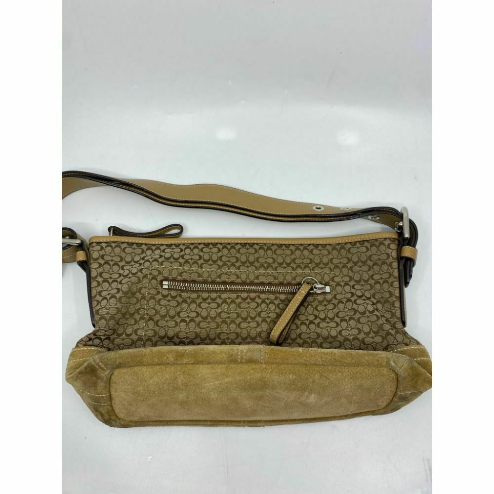 Coach Women's Brown Medium Fabric Shoulder Bag