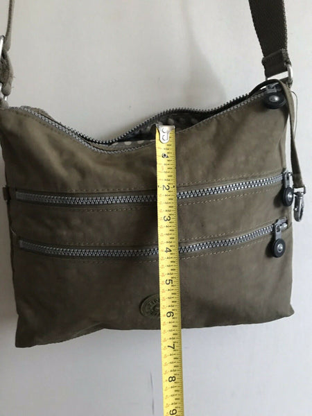 KIPLING Medium Khaki Nylon Crossbody Bag