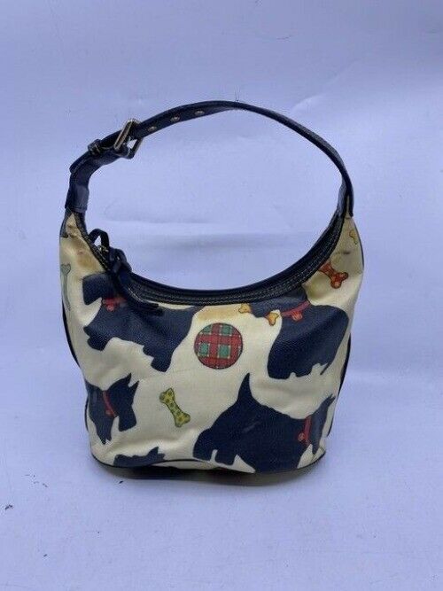 Dooney And Bourke Dog And Bone Multicolor Coated Canvas Tote