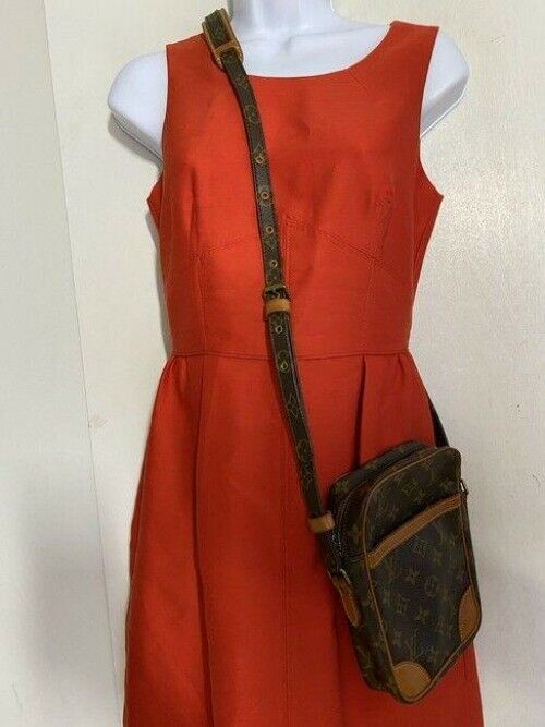 Louis Vuitton vintage tan monogram canvas cross body bag