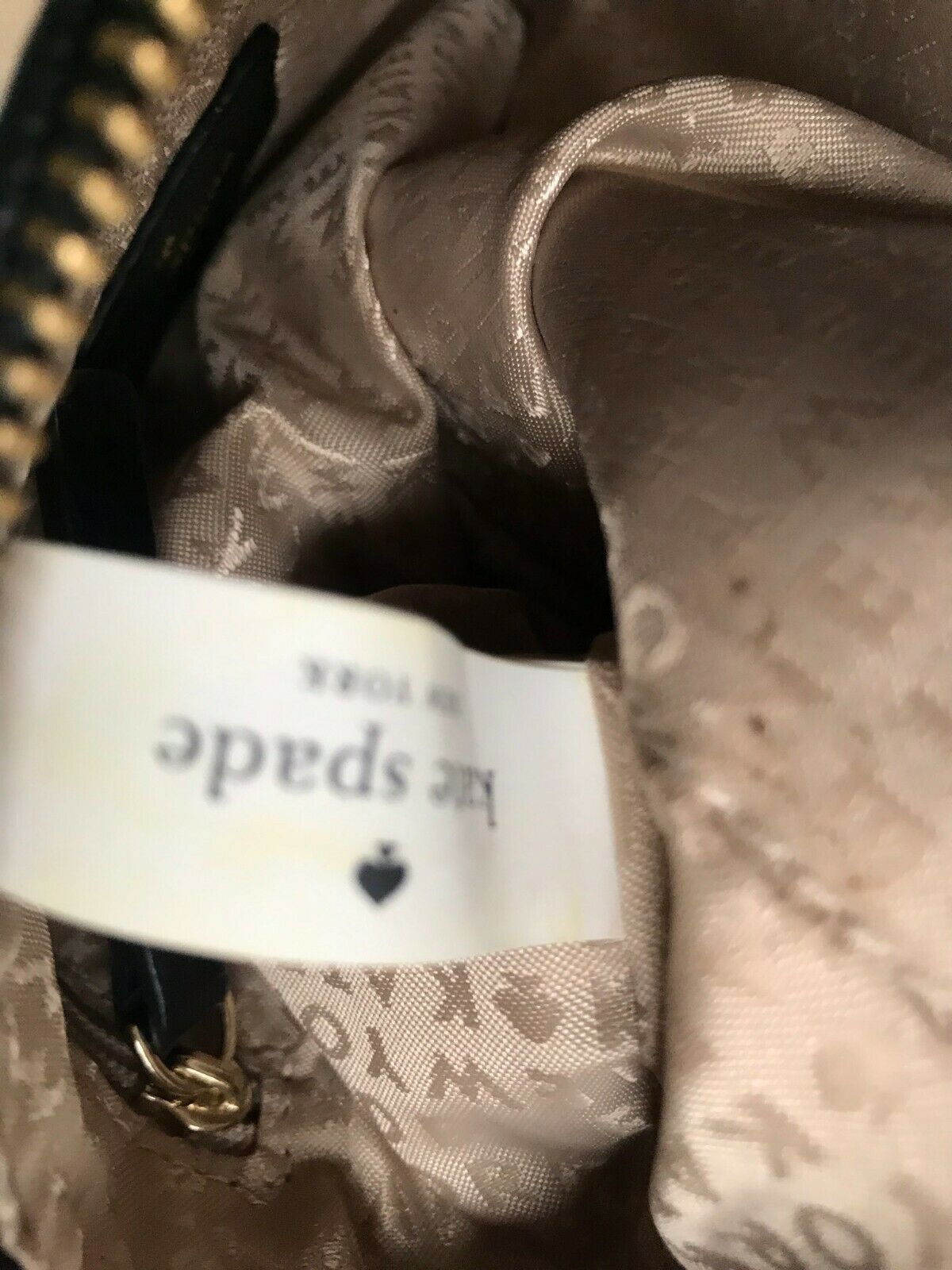 Kate Spade Black Leather Shoulder Bag