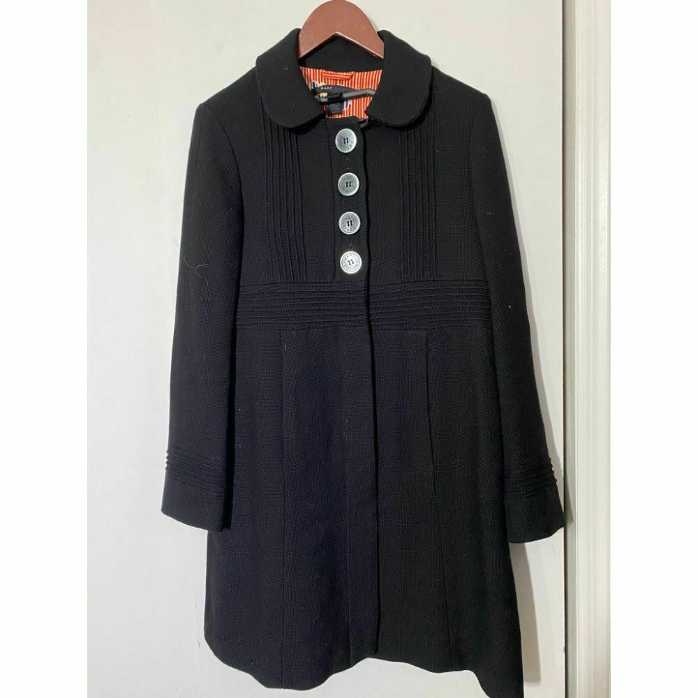 Marc Jacobs Black Coat Size Medium