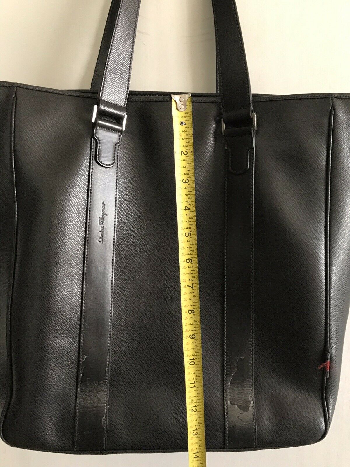 Salvatore Ferragamo Unisex Brown Leather Tote