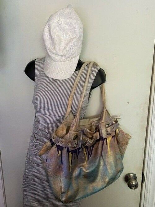 Customized By Me Multicolor Leather Shoulder Bag