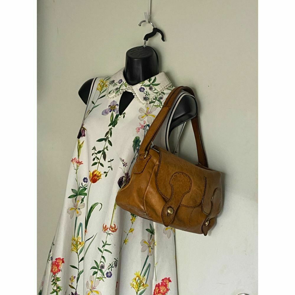TOD’S Vintage Brown Leather Shoulder Bag