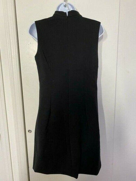 nicole miller black w new w slit msrp short casual dress