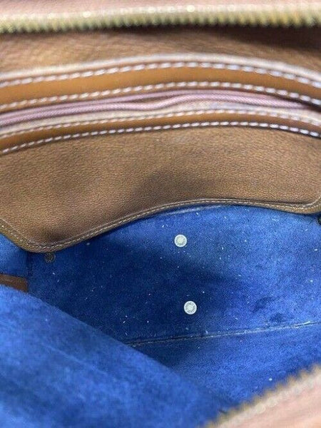 Dooney and Bourke black brown leather shoulder bag