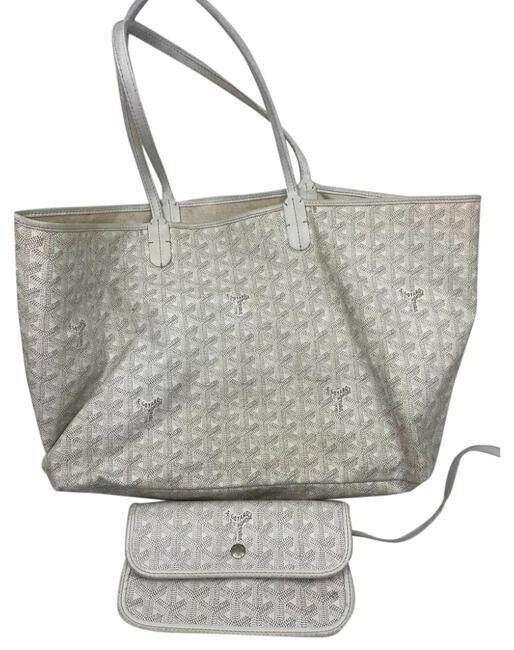 GOYARD St Louis White PM Tote Bag