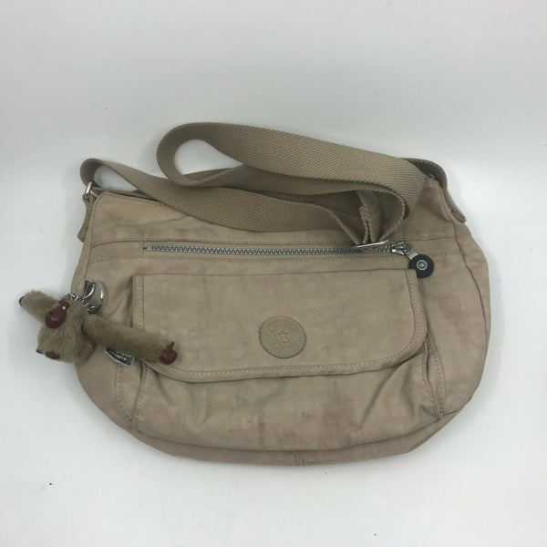 Kipling Tan Nylon Medium Size Crossbody Bag