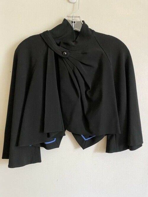 Zac Posen black new msrp 800 small activewear outerwear