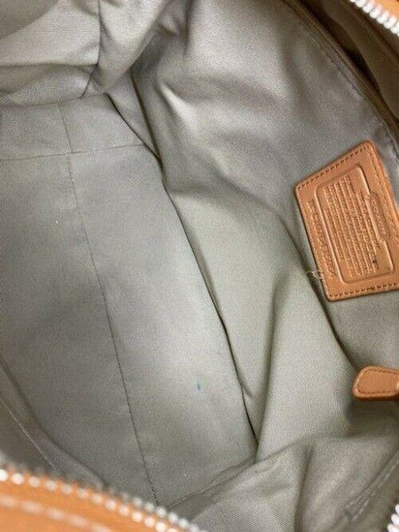 Coach medium orange leather cross body bag