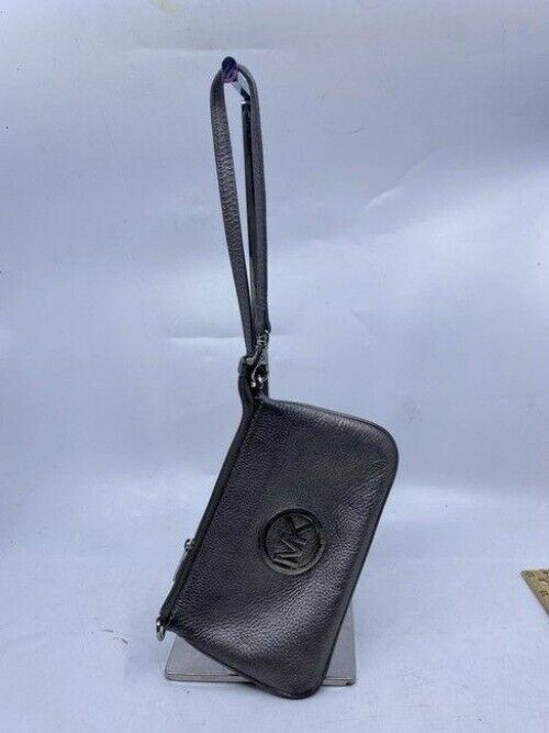 michael kors silver wristlet