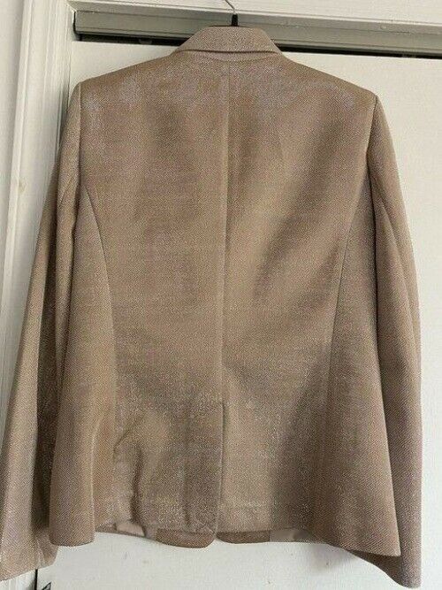 elie tahari champagne jacket