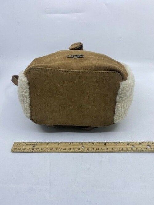 Ugg Australia Fey Mini Convertible Chestnut Brown Suede Backpack