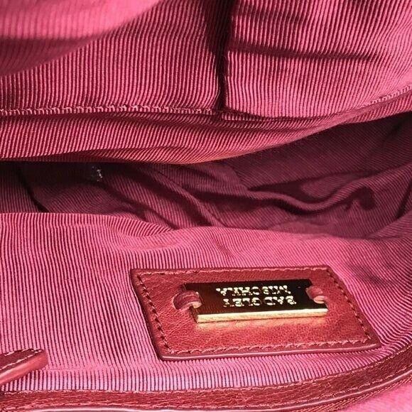 BADGLEY MISCHKA Red Leather Shoulder Bag