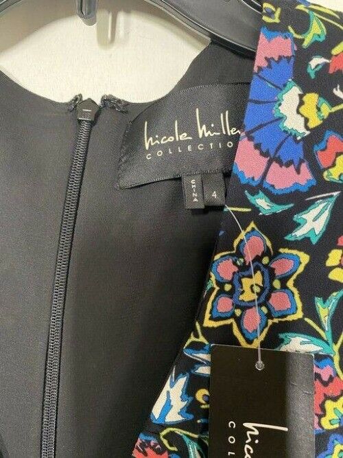 nicole miller multicolor new knee length printed msrp