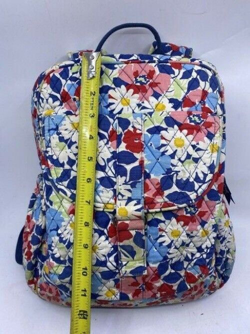 vera bradley floral quilted large multicolor backpack