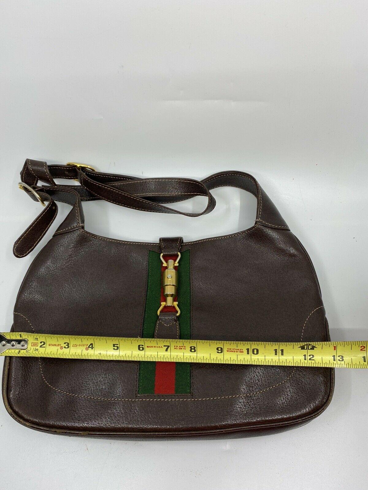 GUCCI Vintage brown Leather Hobo Bag