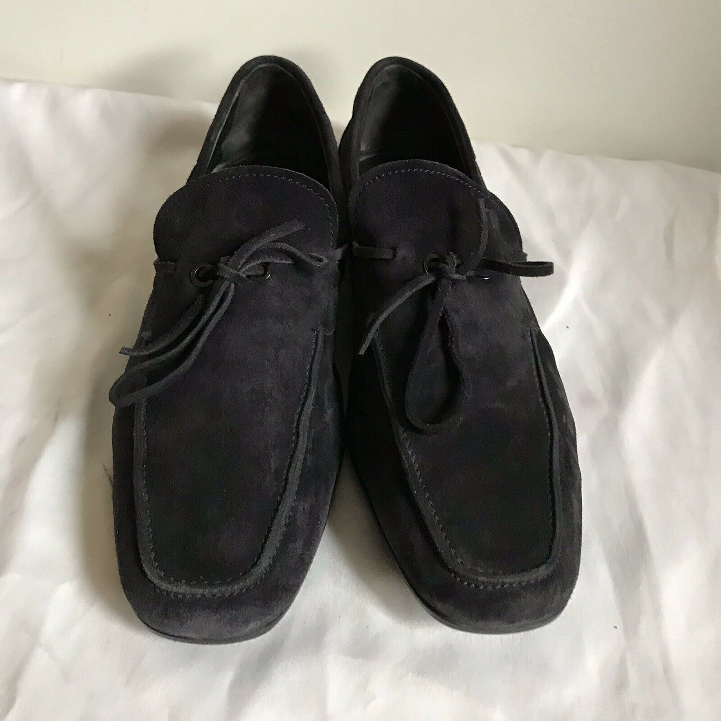 TOD’S Men’s Navy Suede Loafers Us Sz 10.5