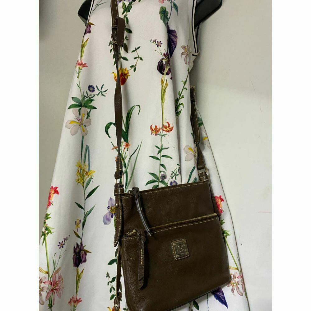 DOONEY & BOURKE Brown Leather Crossbody Bag