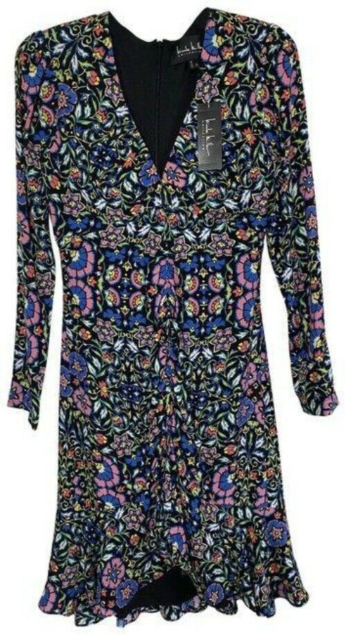 nicole miller multicolor new knee length printed msrp