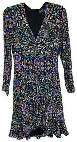nicole miller multicolor new knee length printed msrp