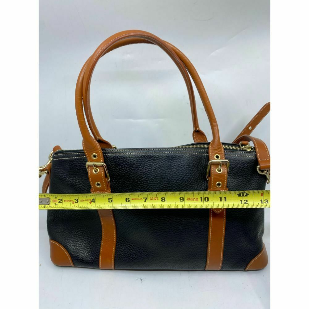 DOONEY & BOURKE Black Vintage Leather Shoulder Bag