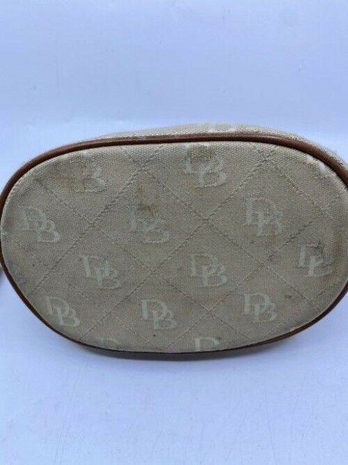 dooney and bourke in need of tlc cream fabric tote