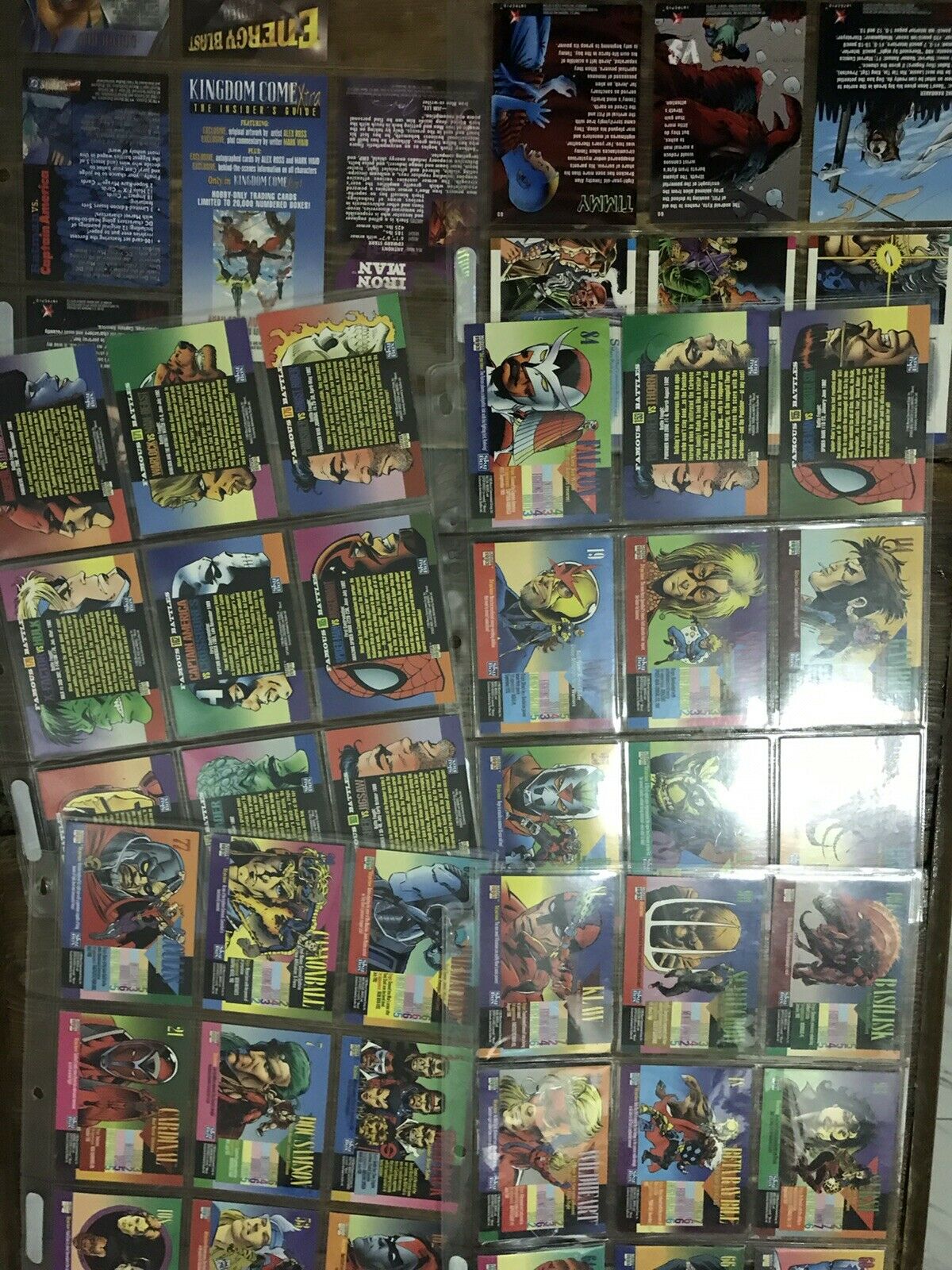 Collection of Trading Cards X-Men, SpiderMan, Pokemon 425 + Pieces!!