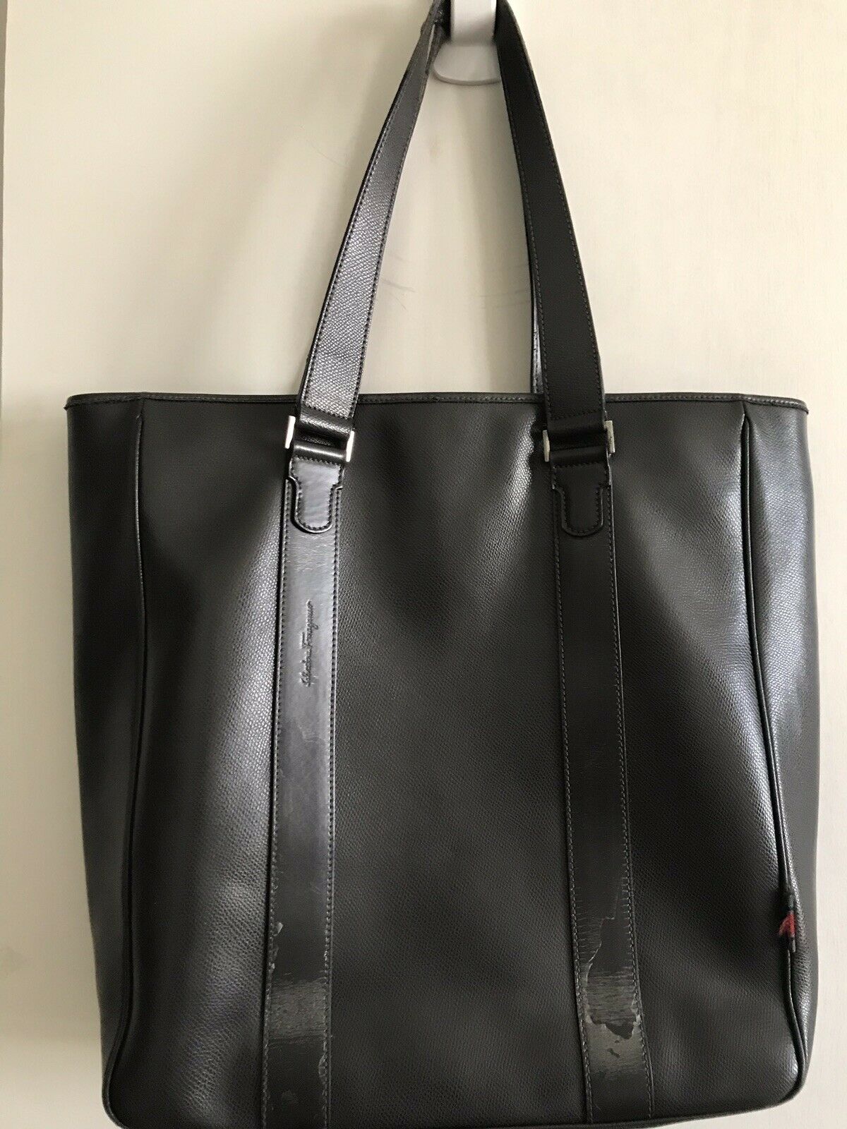 Salvatore Ferragamo Unisex Brown Leather Tote