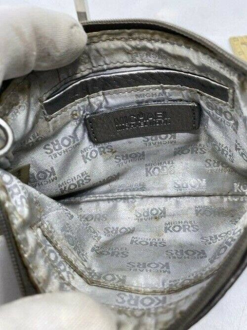 michael kors silver wristlet