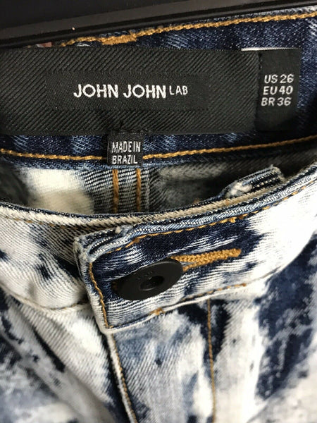 NWT John John Lab Acid wash Denim Jacket w/ Skirt Set