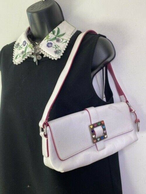 dooney and bourke mini purse white leather tote