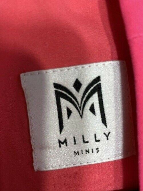 milly minis maroon new girls short night out dress