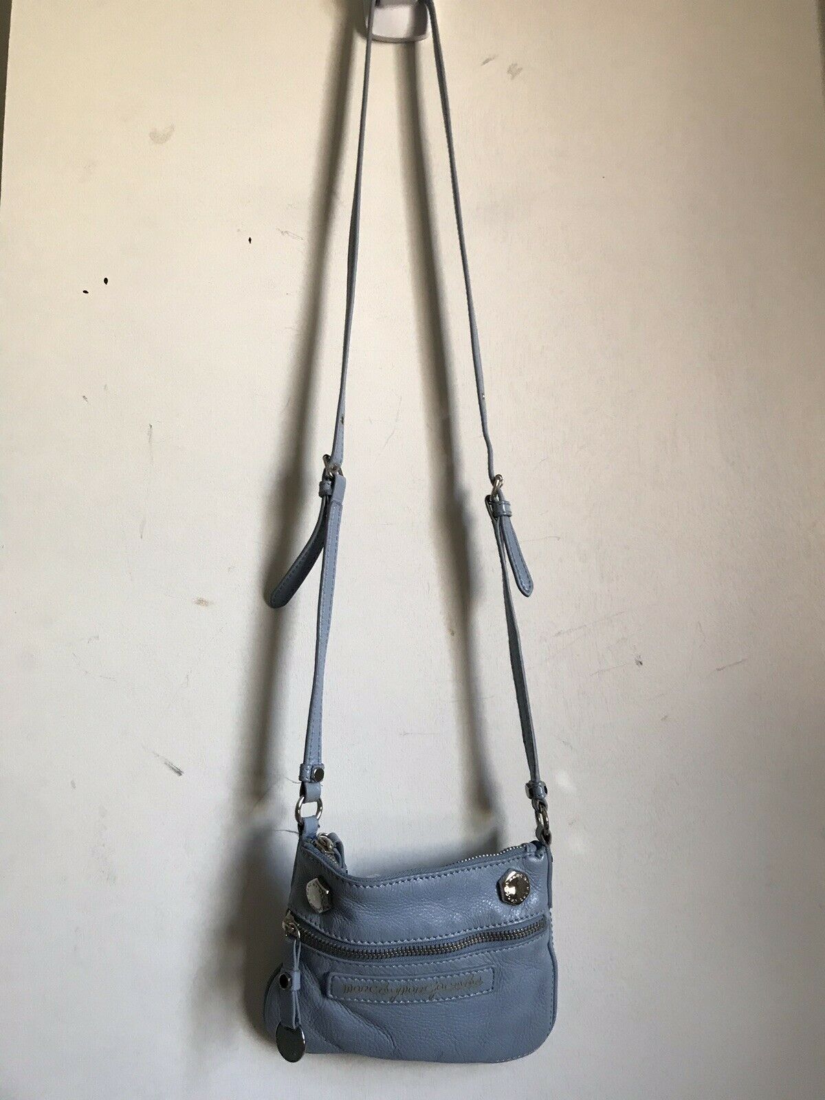 Marc Jacobs Baby Blue Leather Crossbody Mini