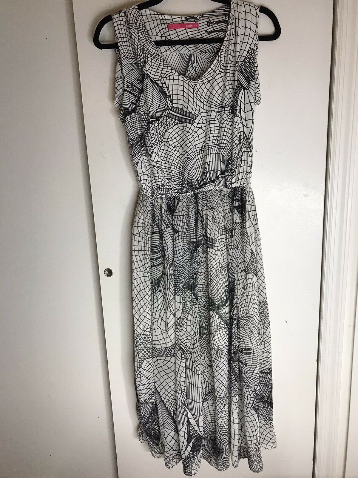 Pinkyotto Abstract Print Long  Dress