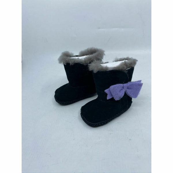 UGG Baby Black Purple Boots Size 1