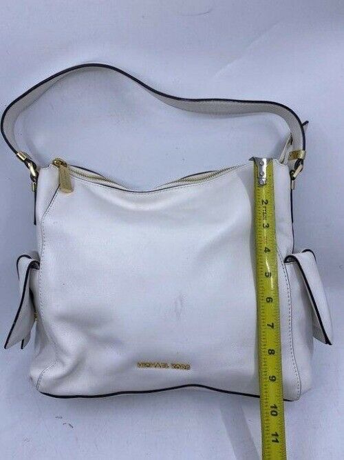 michael kors msrp white leather shoulder bag