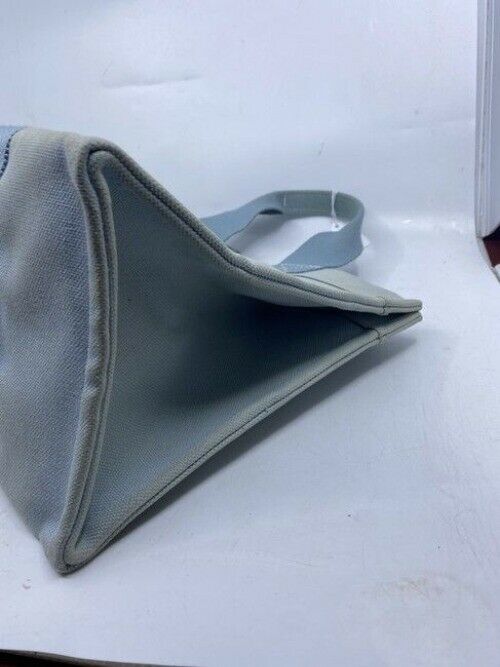 Hermes Deauville Toile Plage Mm Blue Cotton Tote