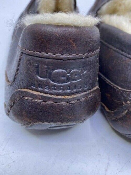 Ugg Australia Brown Leather Slip On Flats Size Us