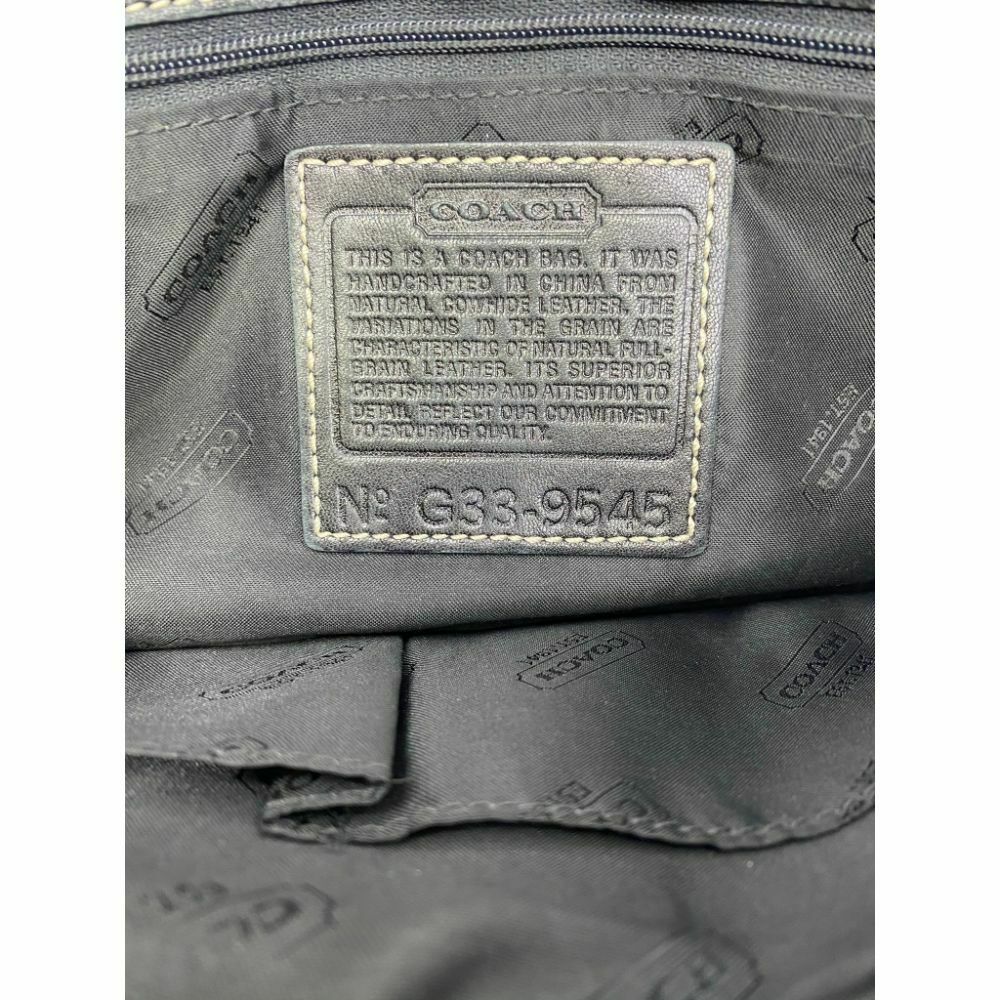 Coach Black Medium Leather Handbag