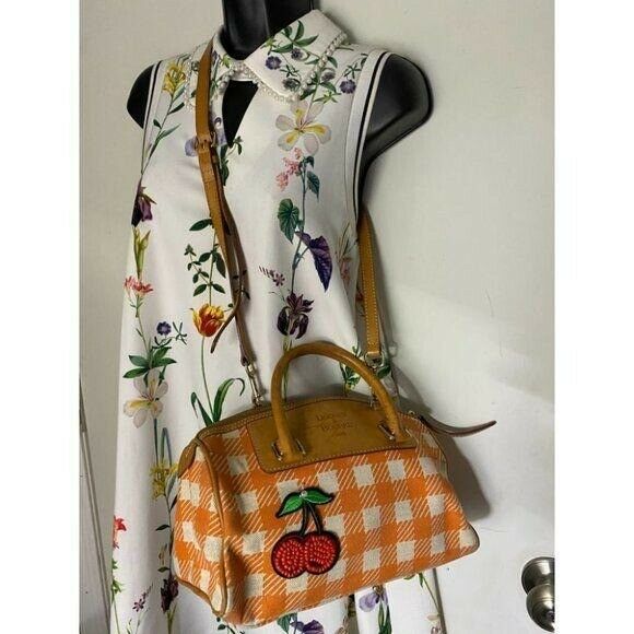 DOONEY & BOURKE Orange White Tote Crossbody Bag