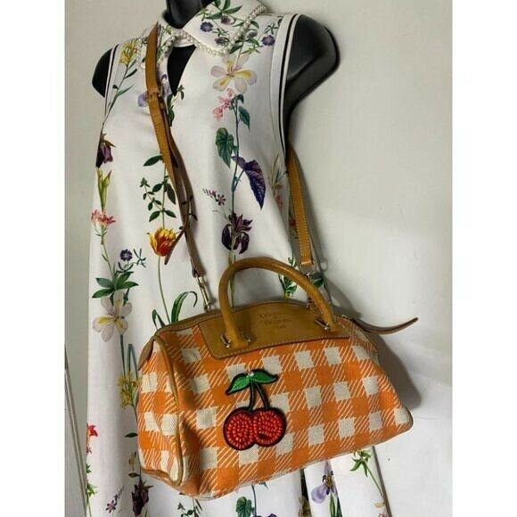 DOONEY & BOURKE Orange White Tote Crossbody Bag